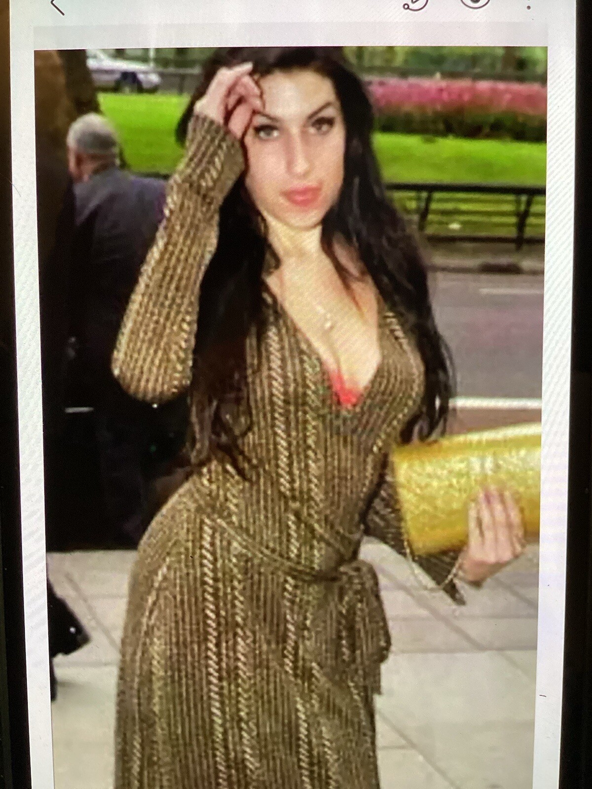 Another y&s Handbag In Gold Mesh ASO Amy Winehouse Very Rare Find!! image 2