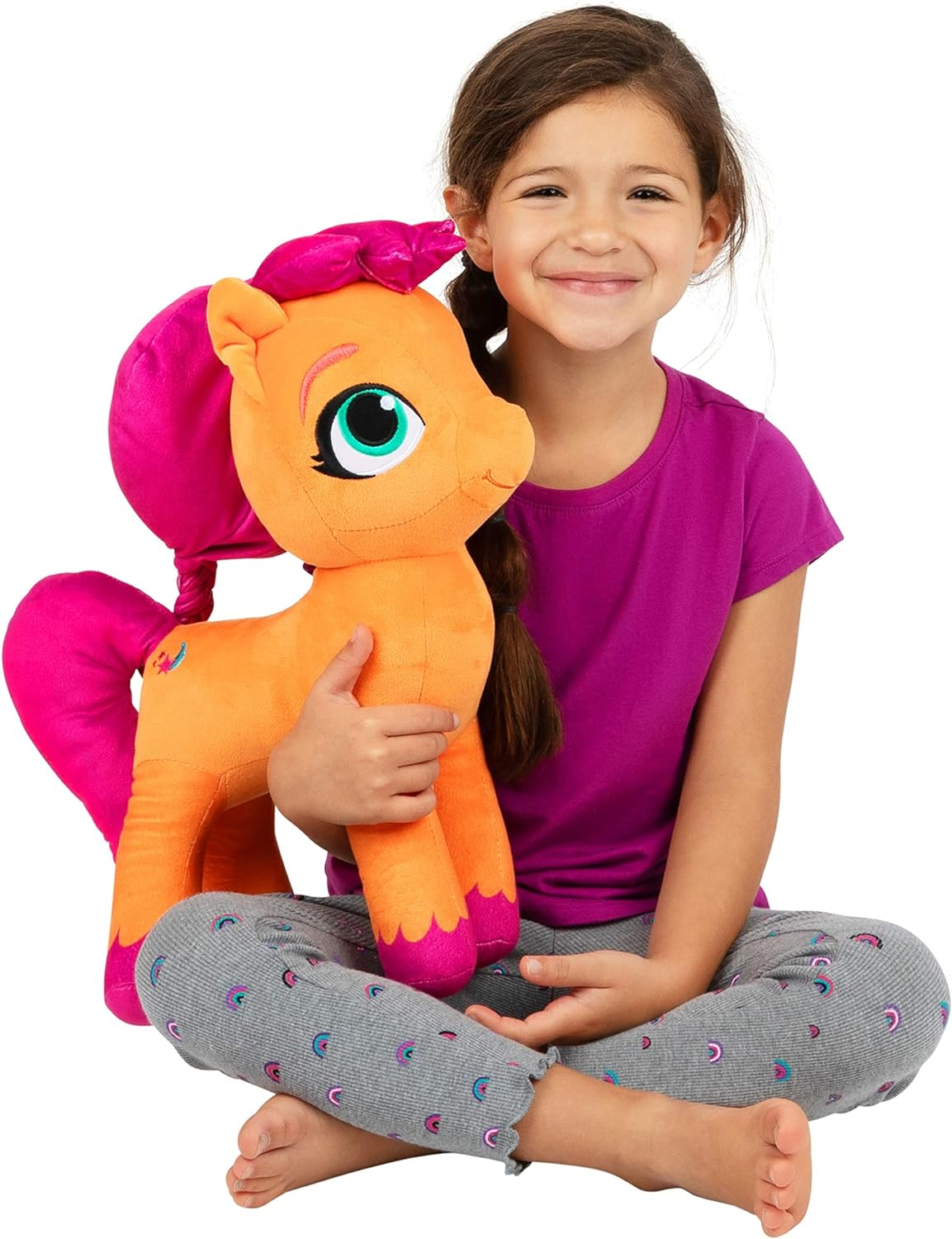 My Little Pony Sunny Kids Bedding Super Soft Plush Cuddle Pillow Buddy, One Size