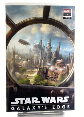 Star Wars Galaxy s Edge Marvel #1 Concept Art Imagineering Variant Charity DS66