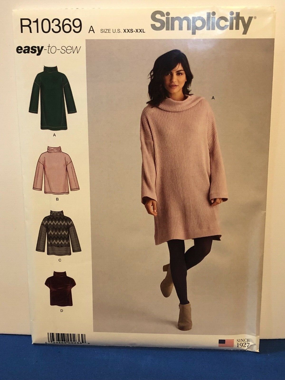 Simplicity Sewing Pattern R10369 / S9014 Knit Tops Sz. Cut Size Small ...