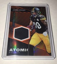 2019 Obsidian James Conner Atomic Material Relic Orange..#ed 28/50!!