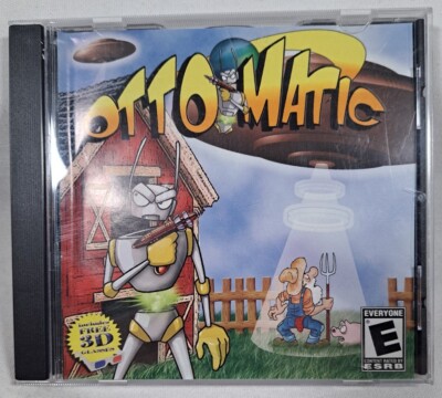 Otto Matic PC CD-ROM Game Windows 98SE ME 2000 XP Save Earth From