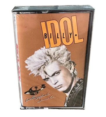 Whiplash Smile by Billy Idol (Cassette, Album, 1986, Chrysalis Records) Chrome