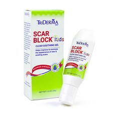 TriDerma Scar Block for Kids, Soothing Clear Gel