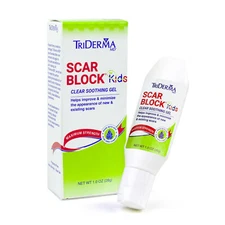 TriDerma Scar Block for Kids, Soothing Clear Gel