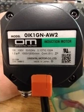 Oriental Motor Company Induction Motor  0IK1GN-aw2 WITH Gear Head 0GN60K - #i9