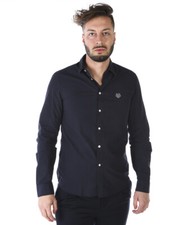 Kenzo shirt cotton men blue 1LA5CH200 78 size 41