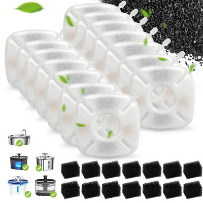 28x Replacement Filters Compatible with Veken 95/67/135oz for Cat & Dog Fountain