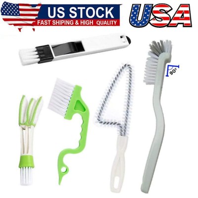 5-Piece Window Sill Groove Gap Cleaning Brush Set - Household Bottle Wash