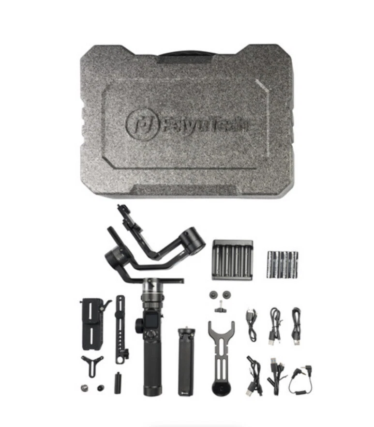 Feiyu AK4500 3-Axis Handheld Gimbal Stabilizer Essentials Kit For Video Max 10lb - Image 2 of 4