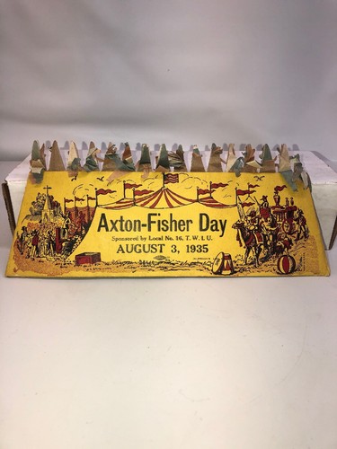 1935 Axton Fisher Carnival Fair Circus Childs Hat Honeycomb Crown Rare