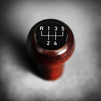 BMW Wood 5 Speed Shift Knob Push-On Version E21 E23 E24 E28 E30 E32 82110303063