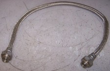 NEW 36" LONG 3/8" NPT 304 STAINLESS STEEL FLEXIBLE BRAIDED HOSE CLASS 150