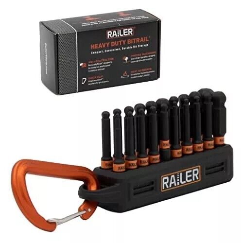 Ball End Hex Bit Set 2 Inch Impact Driver 20pc Hex Bit Set With A Bit Holder & C - Picture 1 of 6