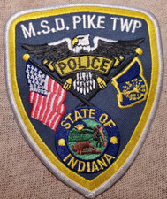IN Metropolitan School District Pike Twp. Indiana Police Shoulder Patch