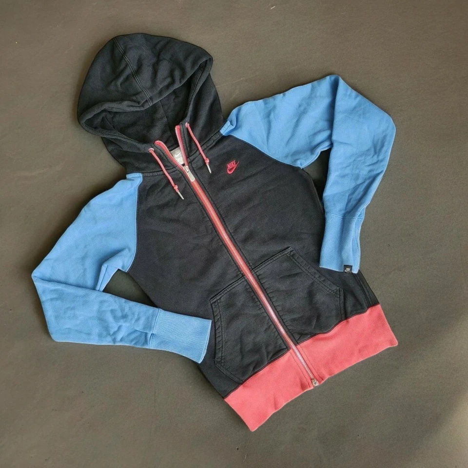 Nike Sudadera Mujer Cremallera Todo con Capucha Swoosh Principios 2000 TALLA XS - Imagen 4 de 4