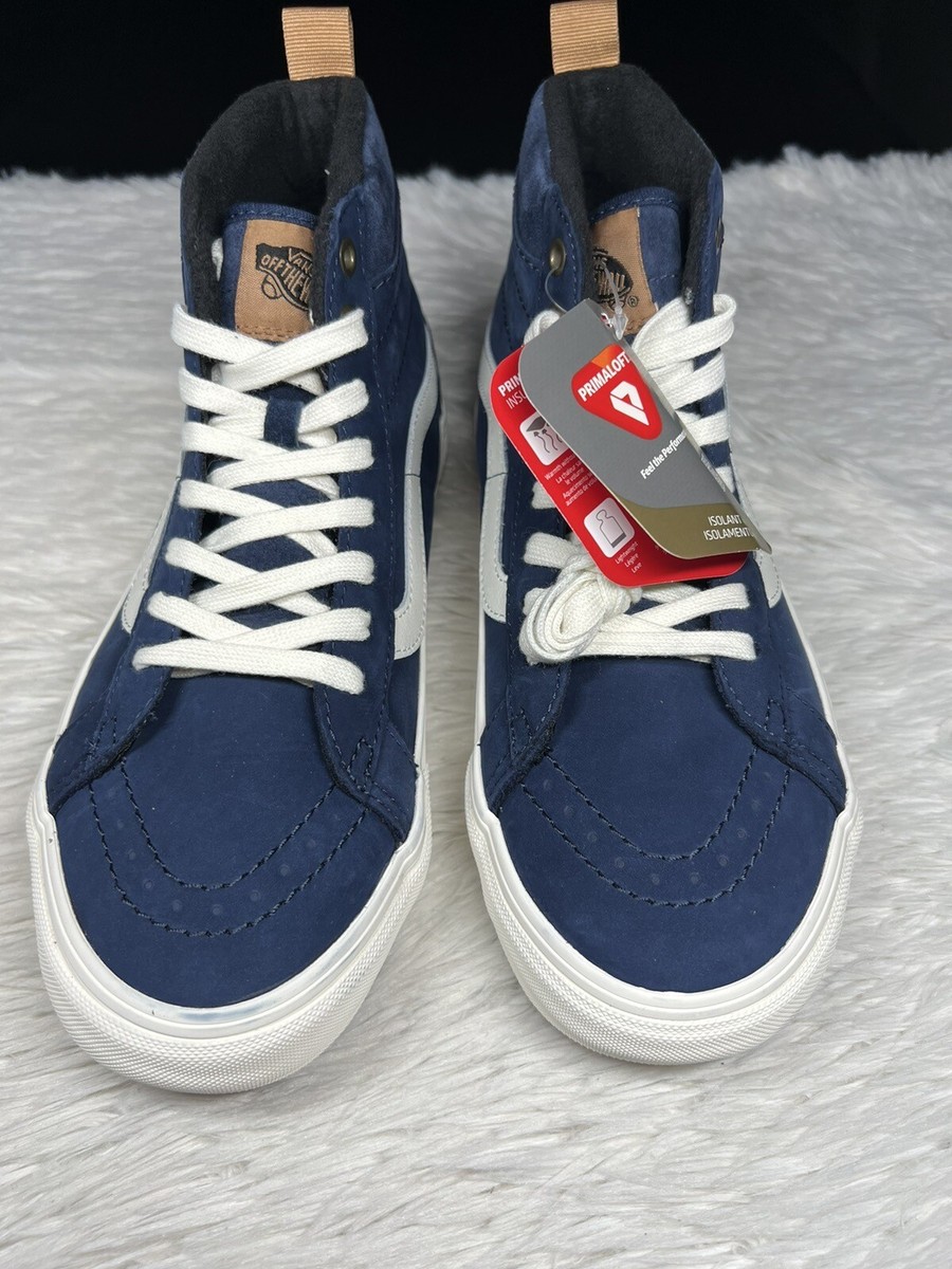 Vans SK8 Hi MTE-1 Nubuck Navy Blue Gum Bottom White Exo 500714