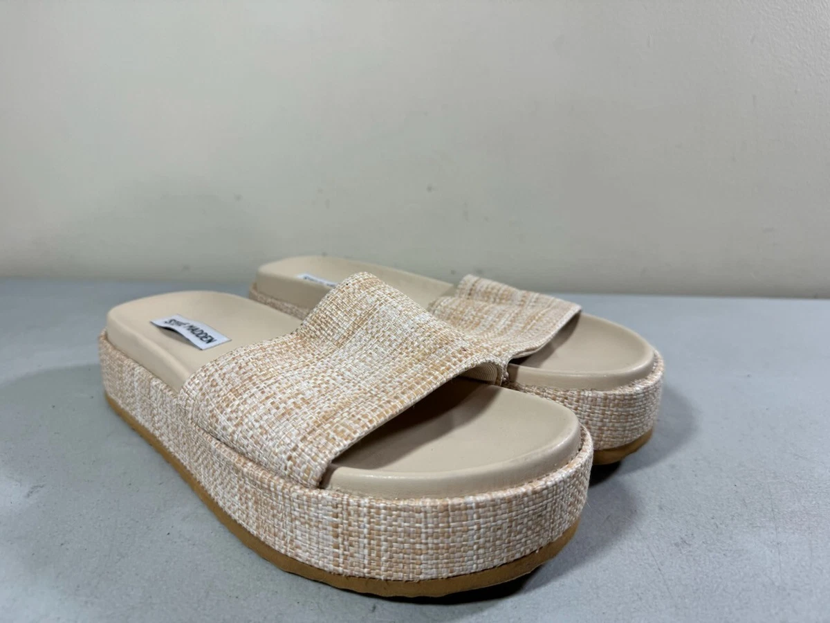 Steve madden best sale platform slide sandals