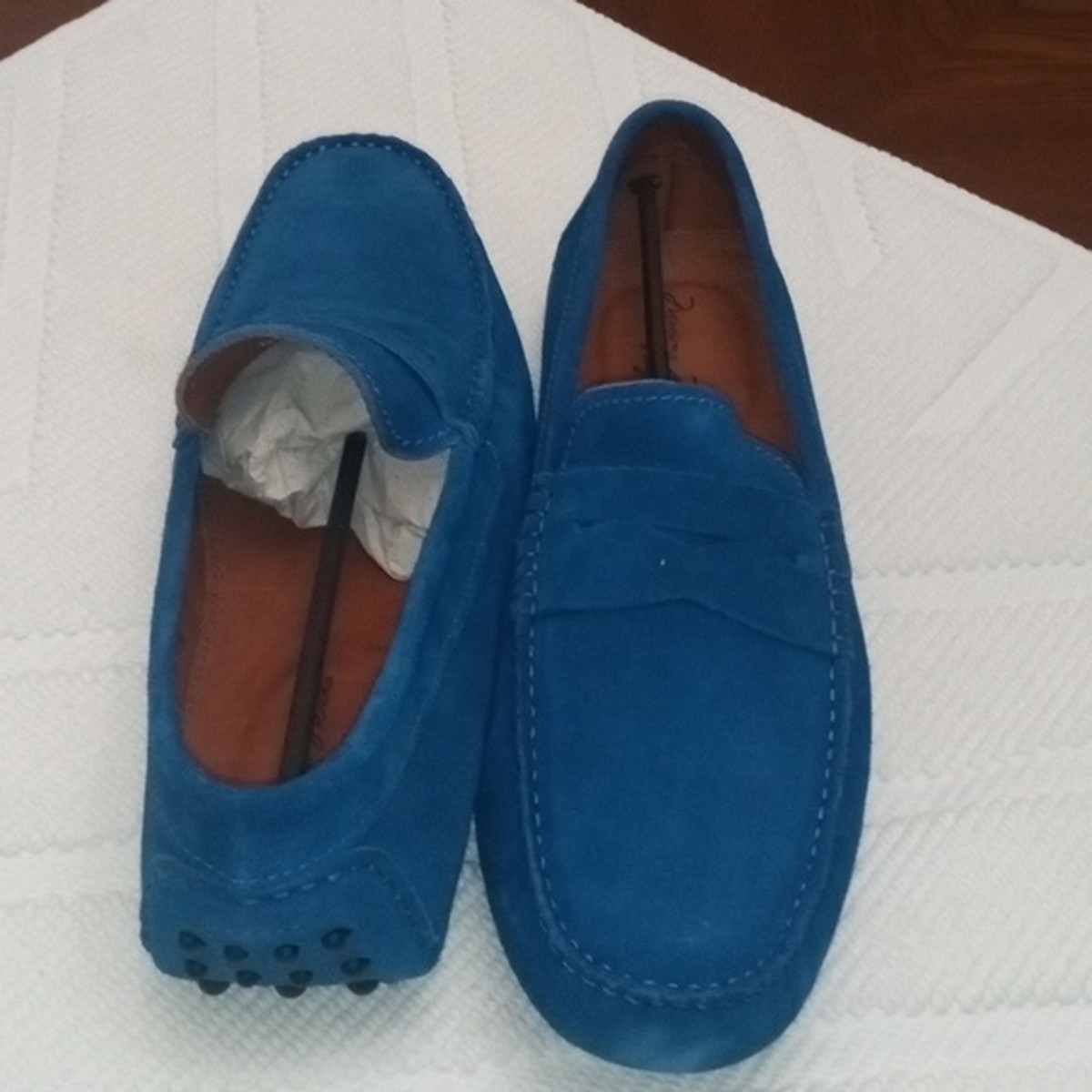 MASSIMO MATTEO Men Shoes. Suede Leather Loafers. Color  display picture 1