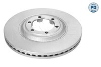 Meyle 2X Bremsscheiben Vorne BelüFtet Beschichtet FüR Isuzu D-Max II TFR TFS