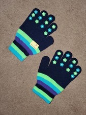 Dark Navy Girls Gloves
