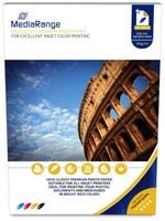 500 Mediarange Blatt Fotopapier Din A4 High Glossy GläNzend Einseitig 135 G/M²