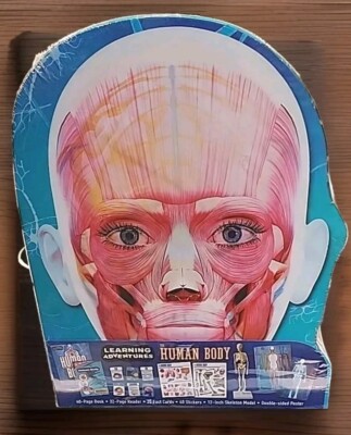 The Human Body (Learning Adventures) HOLOGRAPHIC FRONT COVER 