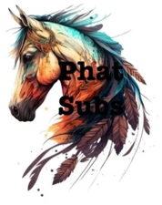Sublimation Print Beautiful Native Horse Ready to Press Heat Transfer