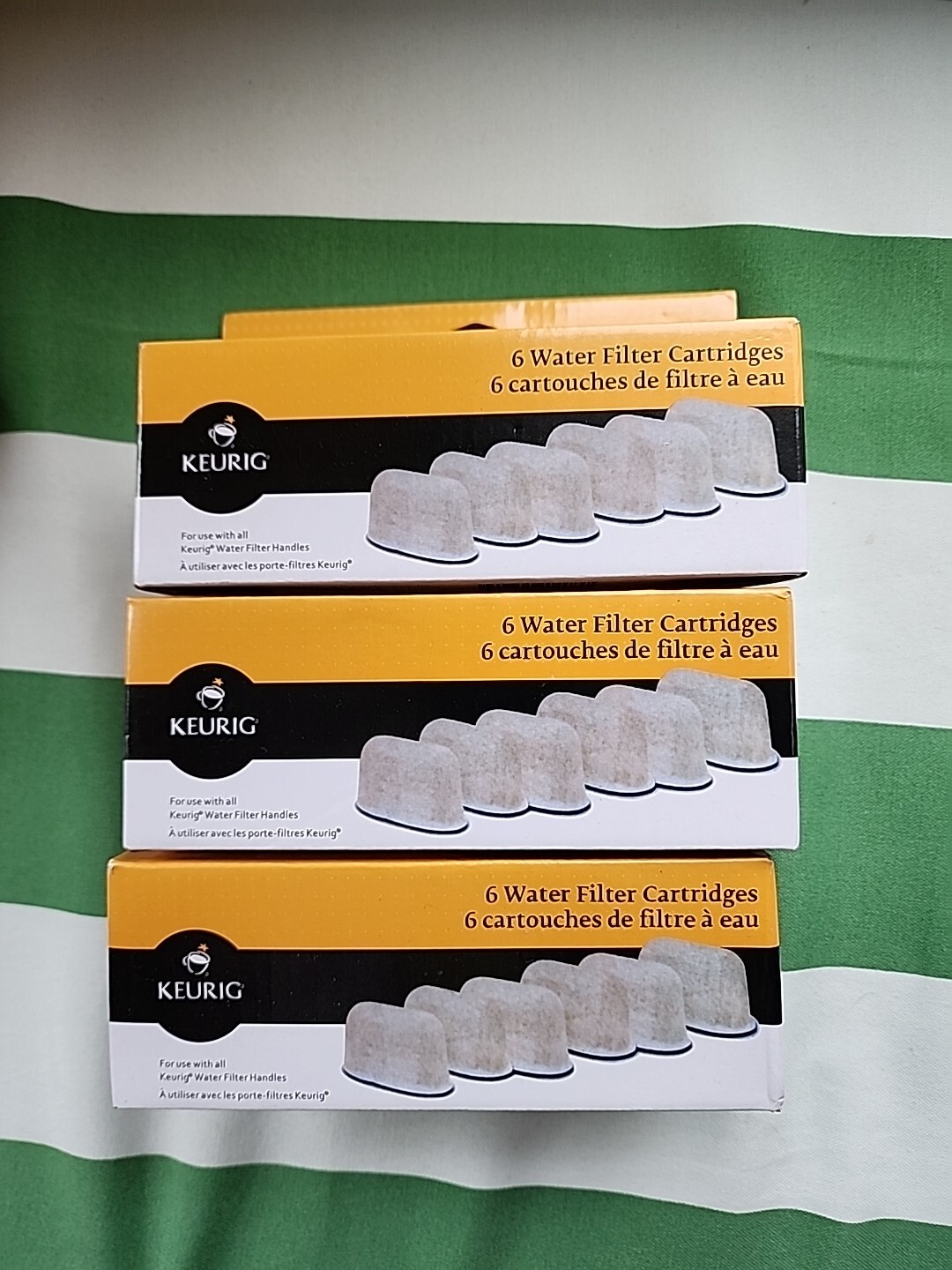 Keurig Water Filter Refill Cartridges 6 per pack LOT OF 3. FREE SHIP 18 Total 649645050737 eBay