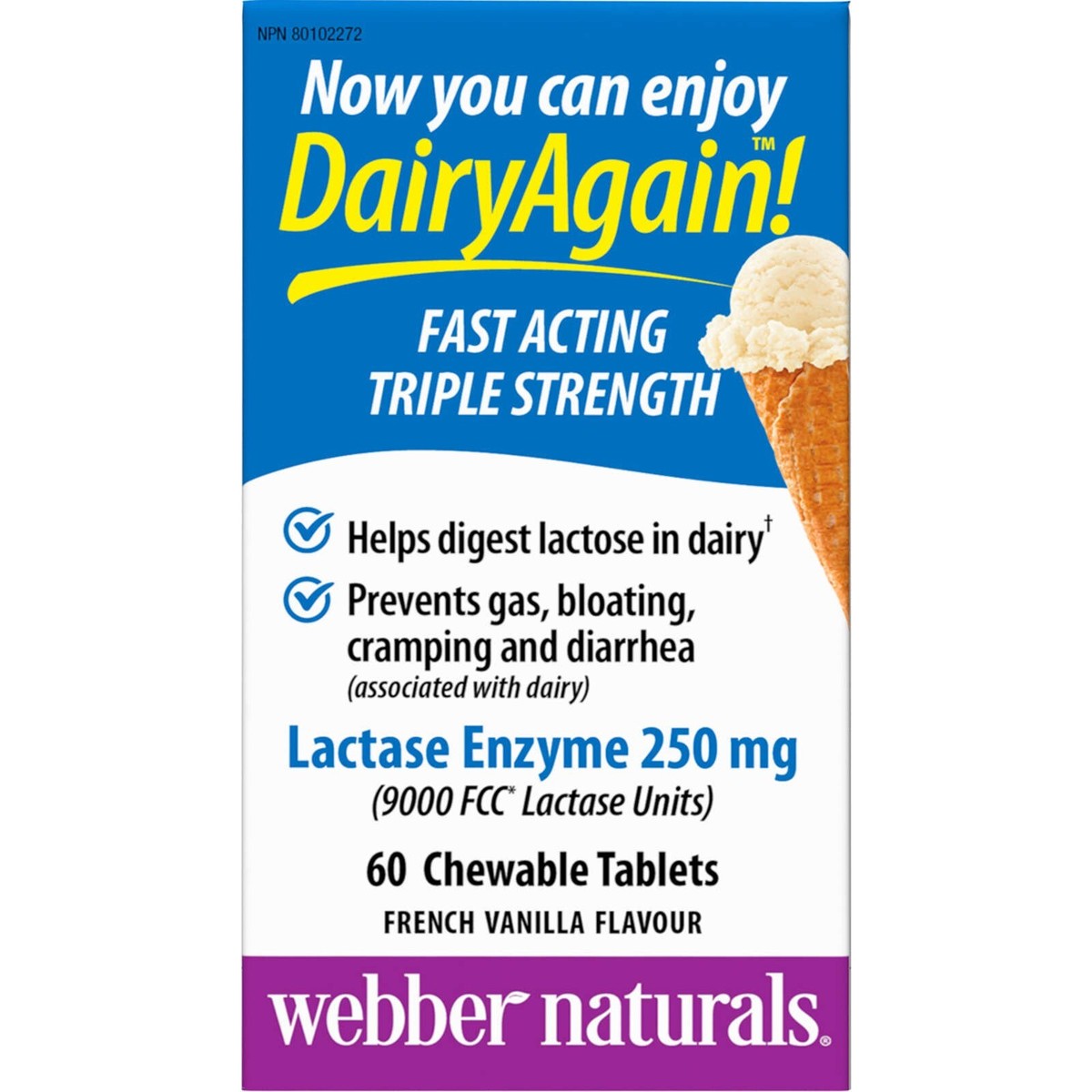 Nature's Best Super Strength Lactase Tablets 9000 FCC Units - View #3
