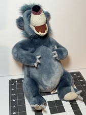 Vintage Disney Store The Jungle Book Baloo Bear Plush Stuffed Toy Animal
