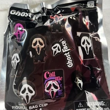 Ghost Face Series 1 Bag Clip Keychain Unopened New Blind Bag Sealed Halloween