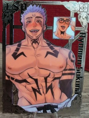 Jujutsu Kaisen Ryomen Sukuna Metal Trading Card 123/200 Anime CCG Yaoi Manga