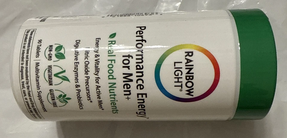 Rainbow Light Performance Energy para hombre+ (90 comprimidos). EXP 02/2027 Foto 4 de 4