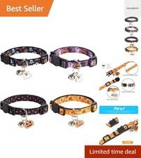 Cat Collars with Bells, Breakaway Kitten Collar, Cute Kitty Collar, Pet Suppl...