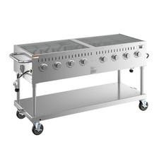 Backyard Pro LPG60 60" Stainless Steel Liquid Propane Outdoor Grill
