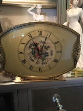 vintage 1950s petite point smiths bedside clock