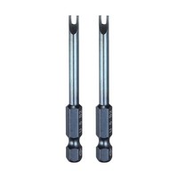 "2 StüCk 1/4\" Sechskant U6 Magnetkopf 6,6 Cm U-Bit FüR Schraubendreher Blau"