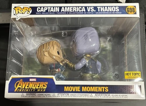Funko Pop! Marvel Avengers Captain America vs Thanos #698 Hot Topic Exclusive