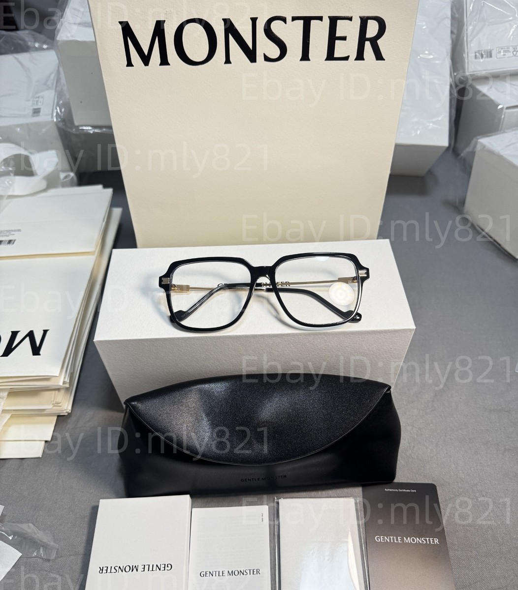 GentleMonster Sunglasses Jeff 01 Black Frame Clear Lenses | eBay