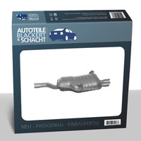Auspuff Endtopf für BMW 3Er + Cabriolet + Coupe + Touring
