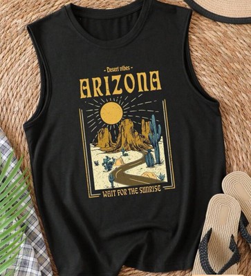 SHEIN Arizona Desert Vibes Graphic Tank Top Cactus Western Boho Plus Size 4X