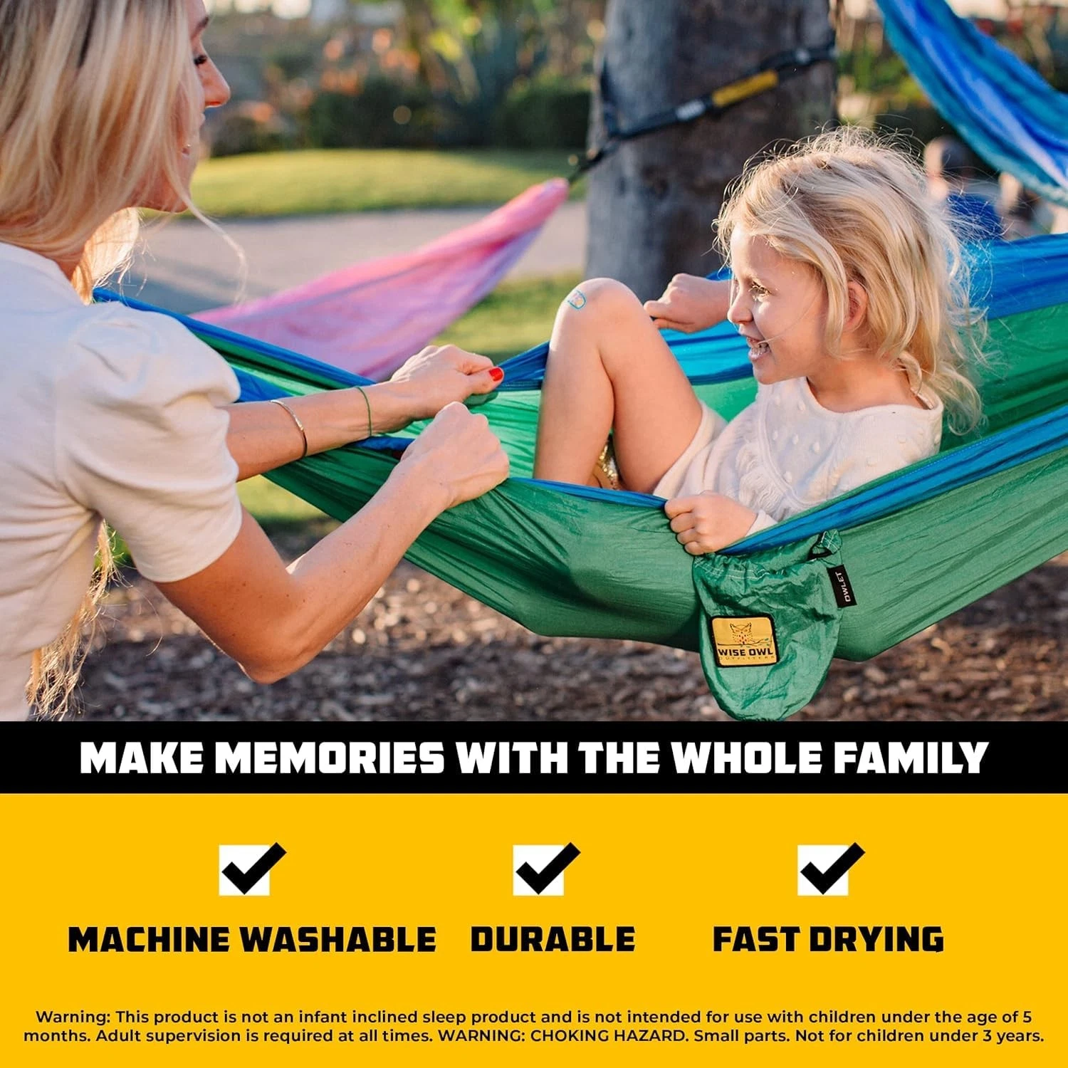 Wise Owl Outfitters Hammock - Thumbnail 3