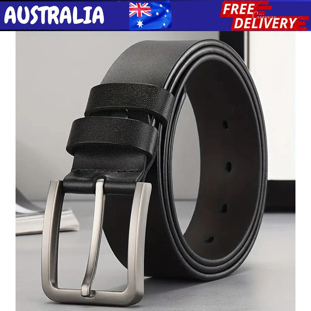New Quality Genuine Full Grain Leather Men's Belt Retro trend Australian..
