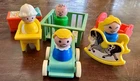 Vintage 1980s Fisher-Price Little People Play Family Nursery Set #761 Complete