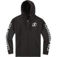 Icon Clasicon Black Zip Hoodie