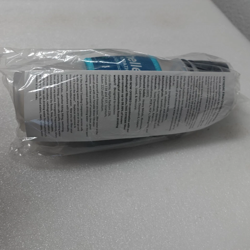 Seychelle 28oz Filtration Flip Top Pure Water Filter Squeeze Bottle NEW USA made - Image 4 of 4