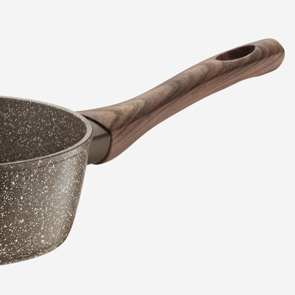 Casserole antiadhésive induction 16 cm effet pierre Chalet - 3
