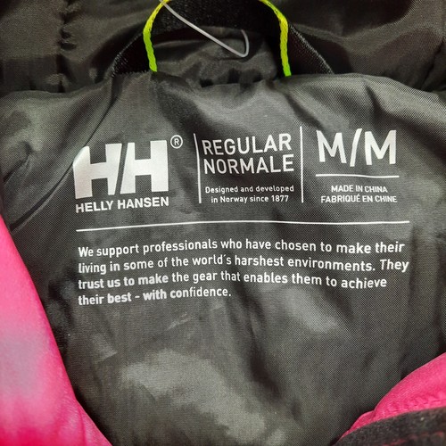 Helly Hansen Tech Alpine Insulated Skijacke Damen Medium Pink Mantel Kapuze - Bild 9 von 12