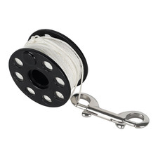 20m 30m Finger Spool Reel for Scuba Diving Stainless Steel Double Snap Hook